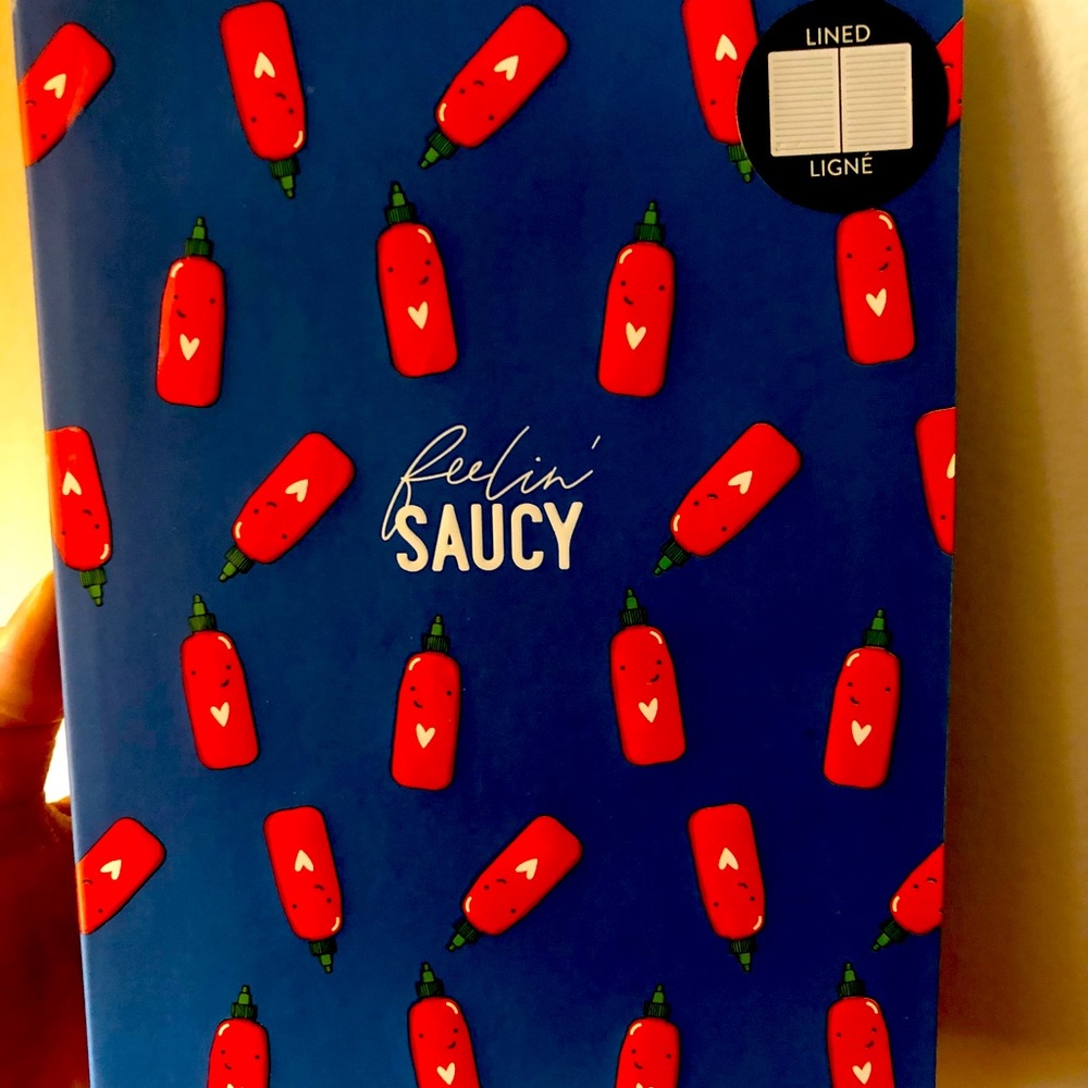 Feelin’ Saucy Lined notebook